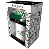 Dárkový set Friends (hrnek + podtácek + klíčenka)