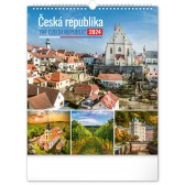 Kalendář 2024 Nástěnný Česká republika 33 × 46 cm