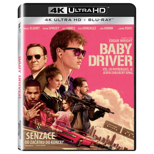 Baby Driver (2 disky) - Blu-ray + 4K Ultra HD