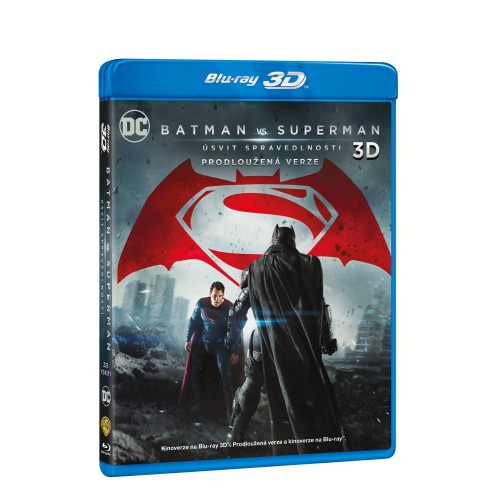 Batman vs. Superman: Úsvit spravedlnosti 3D+2D - prodloužená verze (3 disky) - Blu-ray