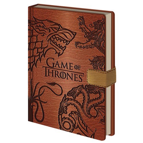 Zápisník Game of Thrones - Sigils (velikost A5)