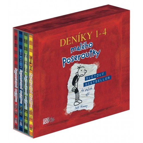 Deník malého poseroutky - Deníky 1-4 (4x CD) - CD