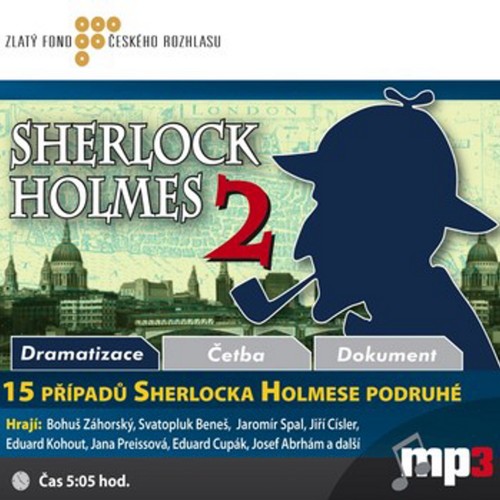 15 případů Sherlocka Holmese II. - MP3-CD
