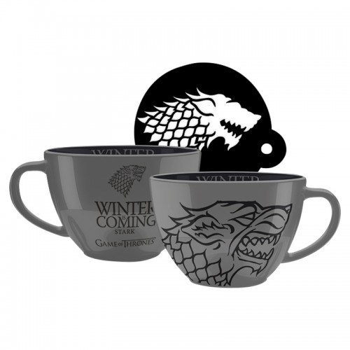 Hrnek Game of Thrones - Stark cappuccino (0, 6 l)