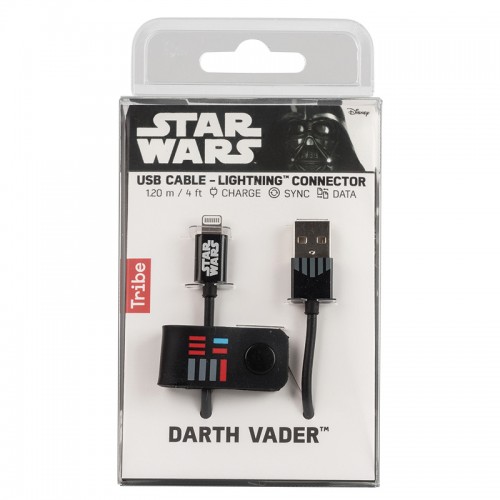 Elektro Lightning kabel - Darth Vader - (120 cm)
