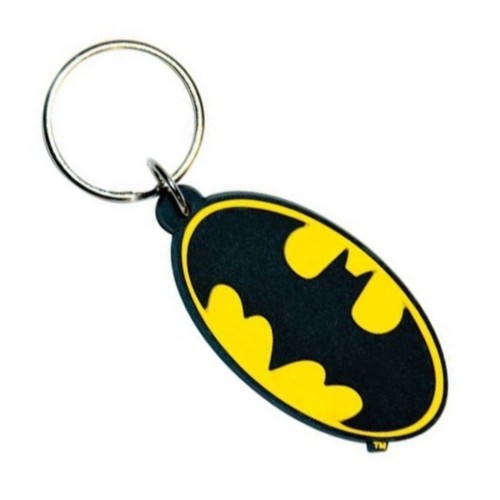 Klíčenka Batman - Logo / gumová