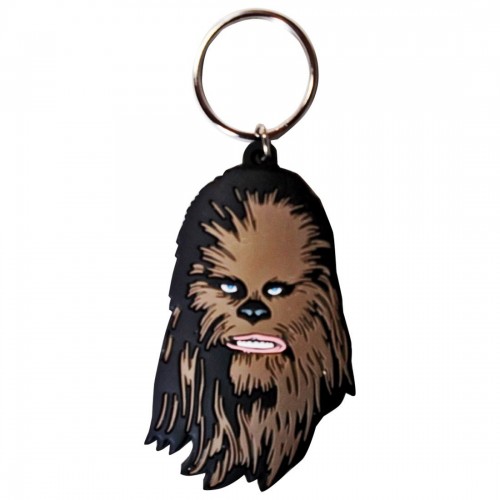Klíčenka Star Wars - Chewbacca / gumová