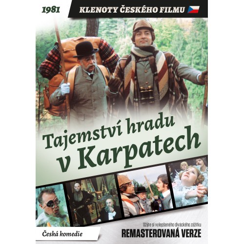 Tajemství hradu v Karpatech - edice KLENOTY ČESKÉHO FILMU (remasterovaná verze) - DVD Tajemství hradu v Karpatech - edice KLENOTY ČESKÉHO FILMU (remasterovaná verze) - DVD