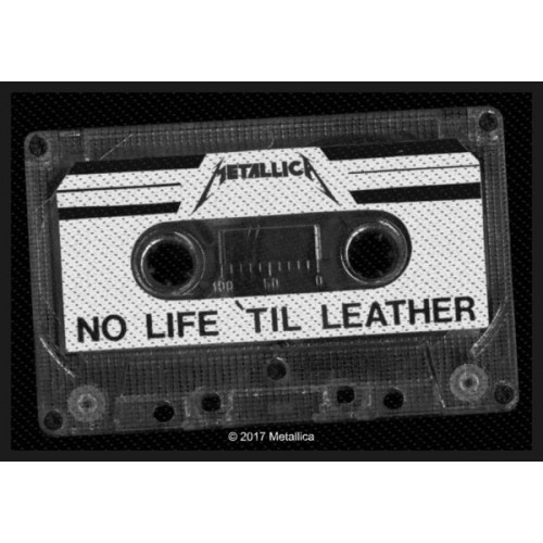 NášivkaNo Life 'TIL Leather