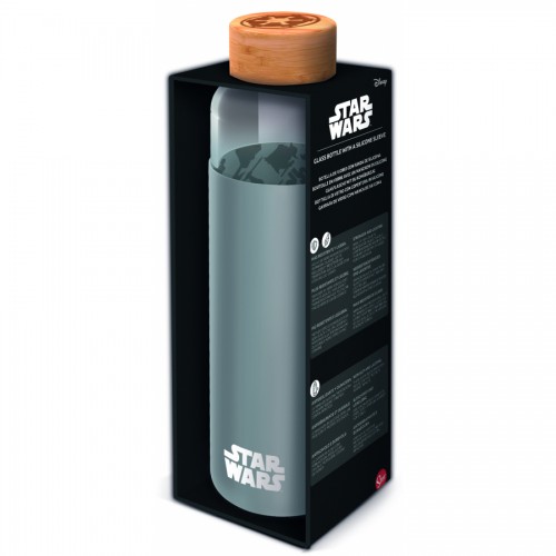 Láhev Star Wars s návlekem 585 ml, sklo Láhev Star Wars s návlekem 585 ml, sklo