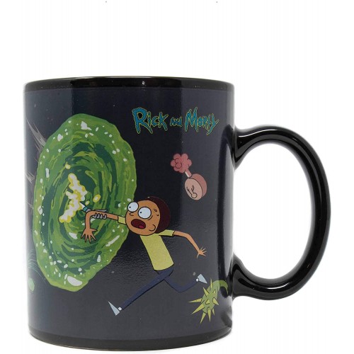 Hrnek Rick a Morty, 315 ml / měnící se Hrnek Rick a Morty, 315 ml / měnící se
