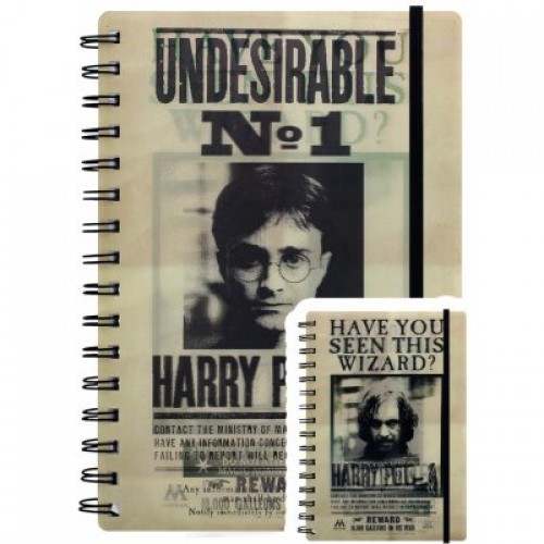 Zápisník Harry Potter - Harry a Sirius 3D, A5 / kroužkový Zápisník Harry Potter - Harry a Sirius 3D, A5 / kroužkový