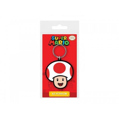Klíčenka Super Mario - Toad / gumová