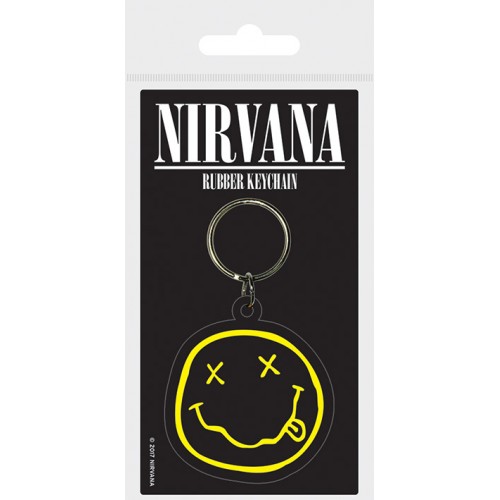 Klíčenka Nirvana - Smile / gumová