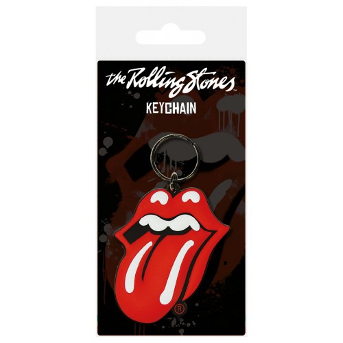 Klíčenka Rolling Stones - Jazyk / gumová