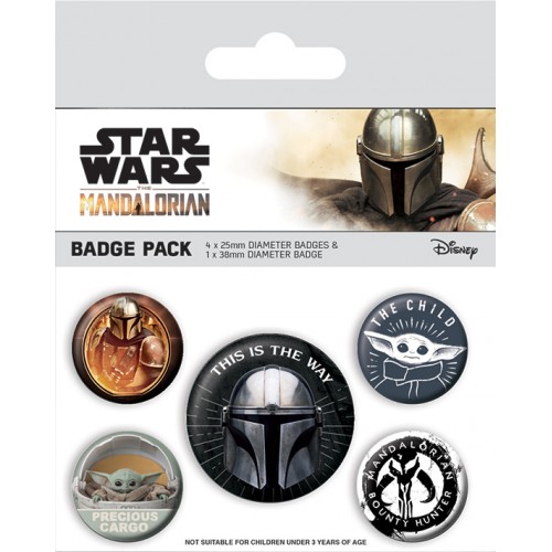 Odznak Star Wars Mandalorian / Set