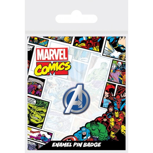 Odznak Avengers - Logo / Smalt
