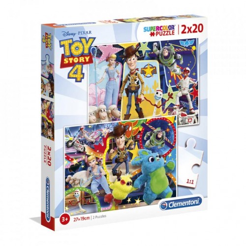 Puzzle Toy Story 4, Supercolor 2x20