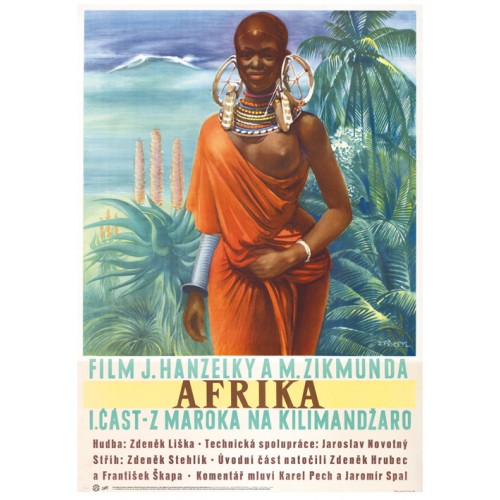 Plakát Hanzelka a Zikmund - Afrika 1