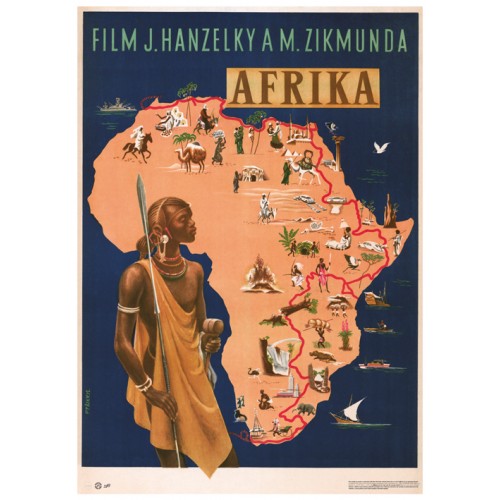 Plakát Hanzelka a Zikmund - Afrika 3