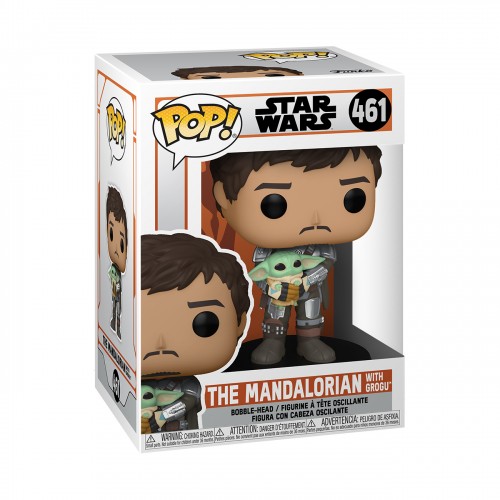 Figurka Funko POP: Star Wars Mandalorian S6 - Mando Holding Child