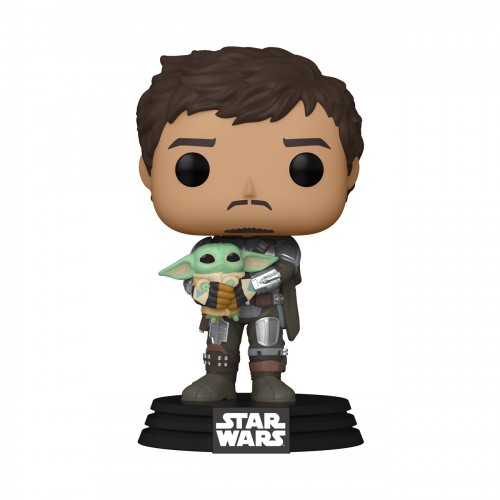 Figurka Funko POP: Star Wars Mandalorian S6 - Mando Holding Child Figurka Funko POP: Star Wars Mandalorian S6 - Mando Holding Child