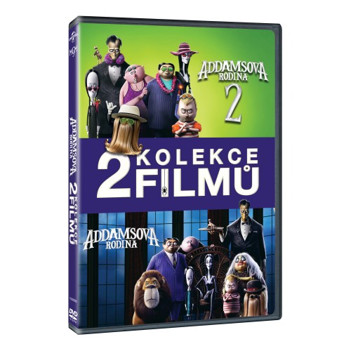 Addamsova rodina 1+2 (2 disky) - DVD