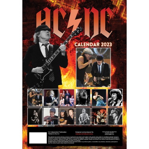 Kalendář 2023 - AC / DC / A3 Kalendář 2023 - AC / DC / A3