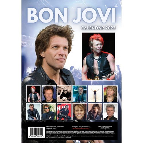 Kalendář 2023 - Bon Jovi / A3 Kalendář 2023 - Bon Jovi / A3