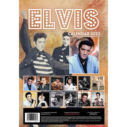 Kalendář 2023 - Elvis Presley / A3 Kalendář 2023 - Elvis Presley / A3
