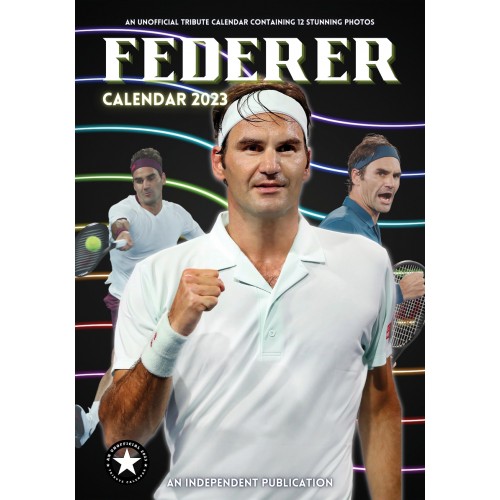 Kalendář 2023 - Roger Federer / A3 Kalendář 2023 - Roger Federer / A3