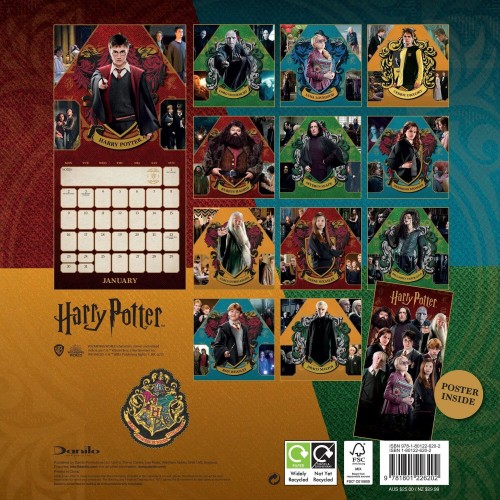 Kalendář 2023 - Harry Potter 30 x 30 cm Kalendář 2023 - Harry Potter 30 x 30 cm