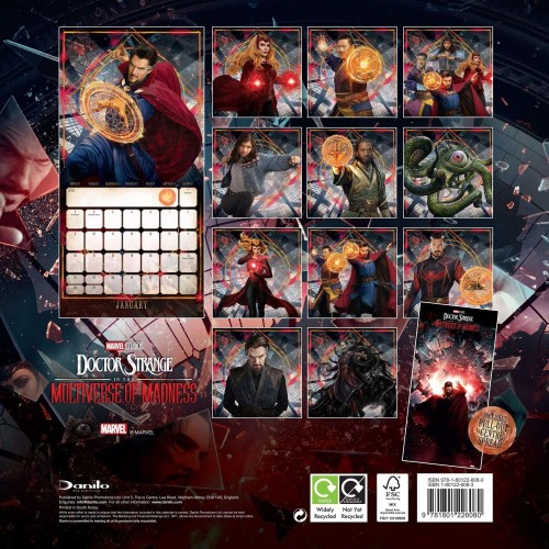 Kalendář 2023 - Doctor Strange 30 x 30 cm Kalendář 2023 - Doctor Strange 30 x 30 cm