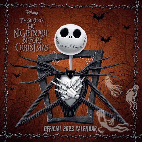 Kalendář 2023 - Nightmare Before Christmas 30 x 30 cm