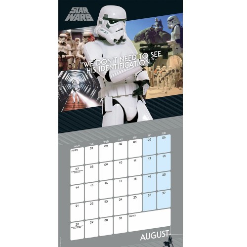 Kalendář 2023 - Star Wars Classic 30x30cm Kalendář 2023 - Star Wars Classic 30x30cm