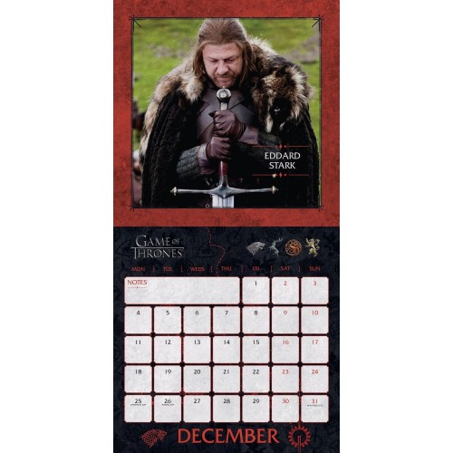 Kalendář 2023 - Game Of Thrones 30x30cm Kalendář 2023 - Game Of Thrones 30x30cm
