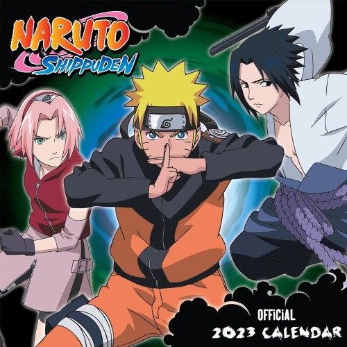 Kalendář 2023 - Naruto Shippuden 30x30cm Kalendář 2023 - Naruto Shippuden 30x30cm