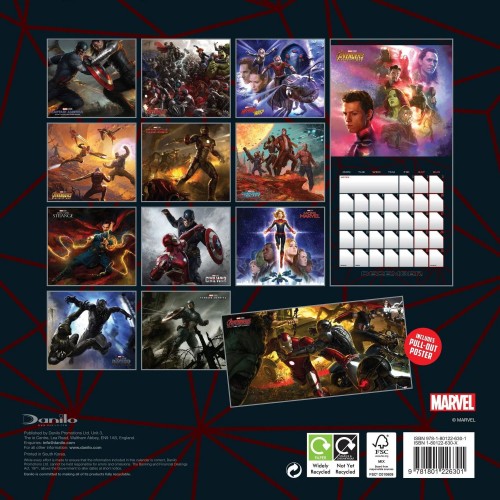 Kalendář 2023 - Marvel Comics 30x30cm Kalendář 2023 - Marvel Comics 30x30cm
