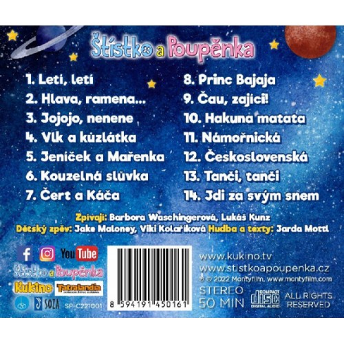 Hurá ke hvězdám - CD Hurá ke hvězdám - CD