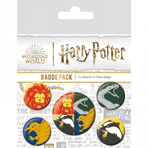 Set odznaků Harry Potter (koleje)