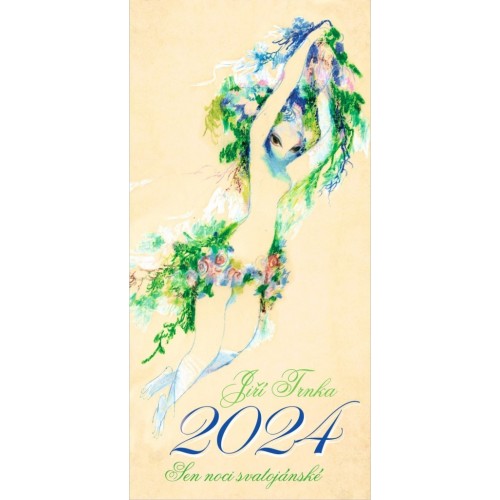 Kalendář nástěnný 2024 - Trnka - Sen noci svatojánské