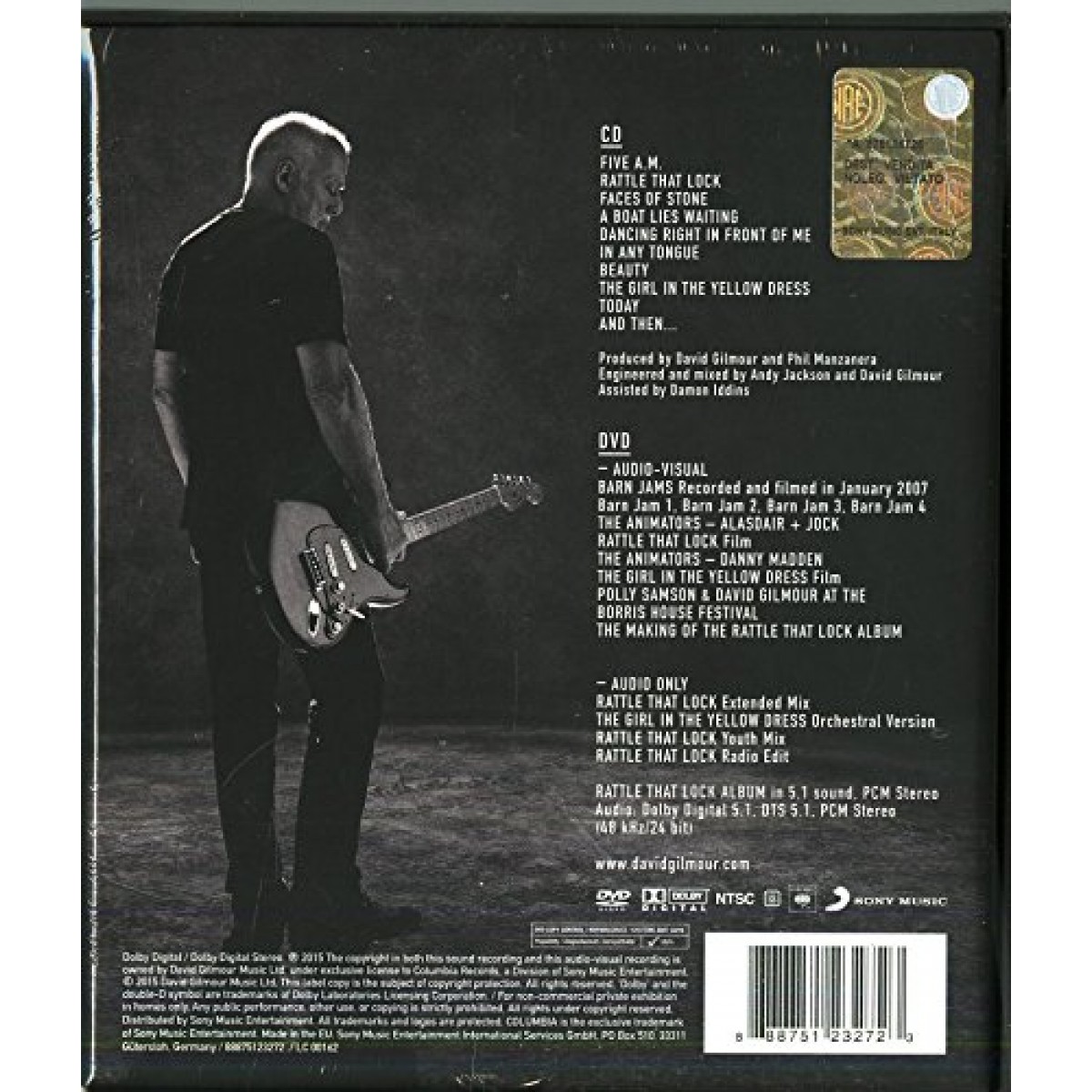 Rattle That Lock (Deluxe Edition) (CD + DVD)