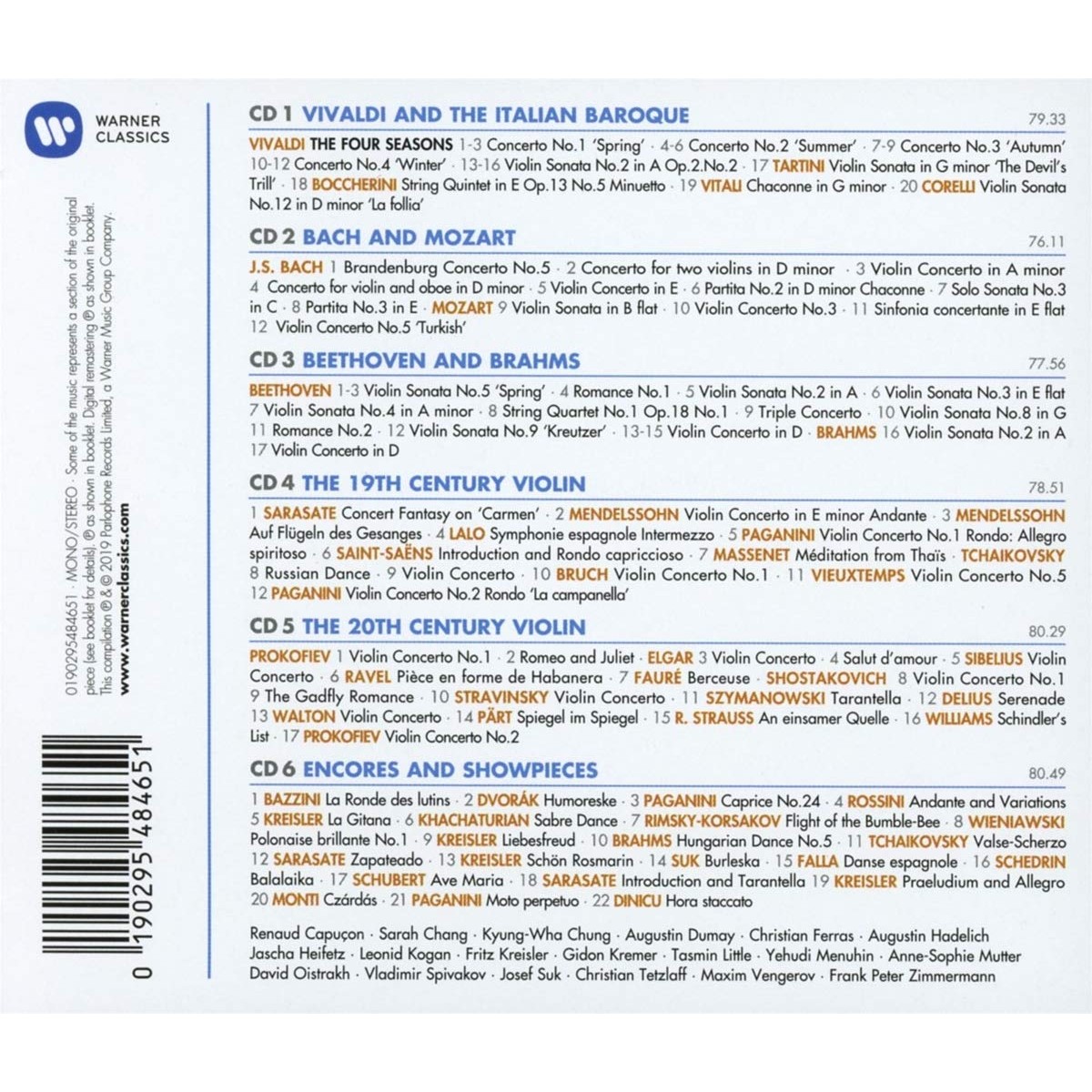 100 Best Violin (6x CD) 100 Best Violin (6x CD)