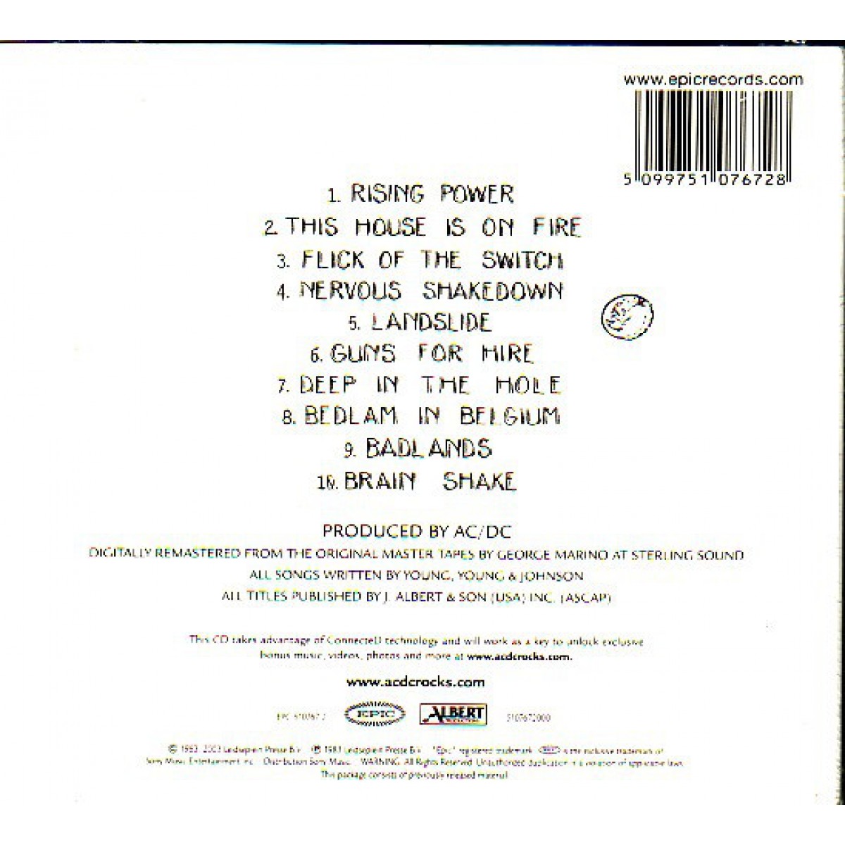 FLICK OF THE SWITCH / DIGIPACK