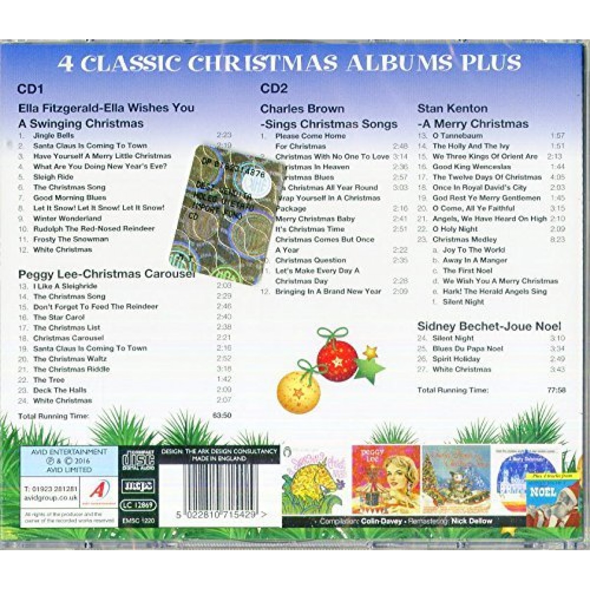 Four Classic Christmas Albums Plus
