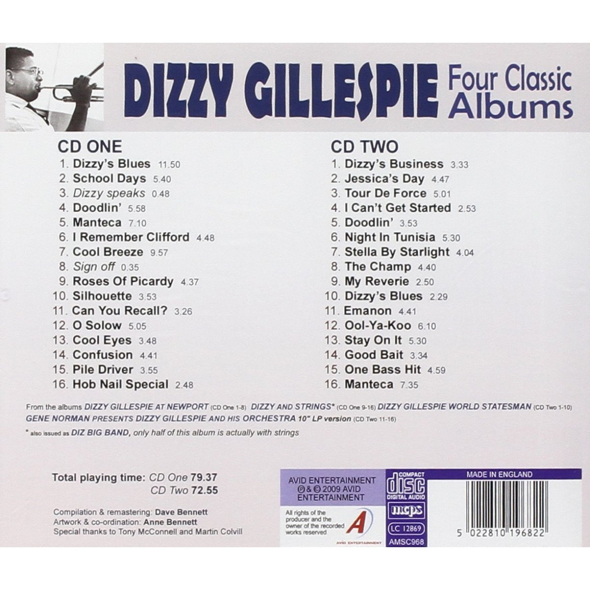 Gillespie -Four Classic Alb.