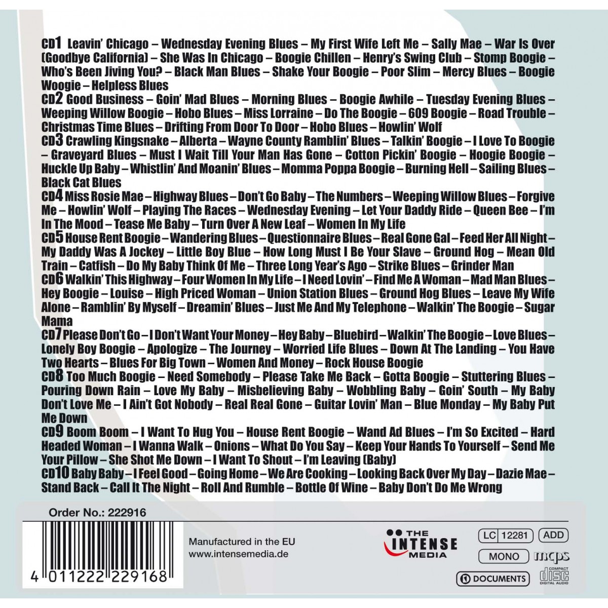 Blues Is The Healer (10xCD) Blues Is The Healer (10xCD)