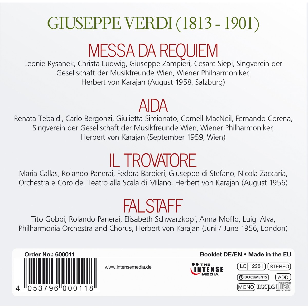 Verdi (8x CD)