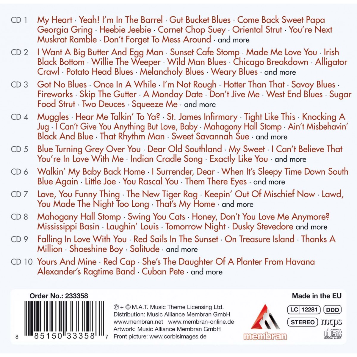 Kenny Baker plays Armstrong (10x CD) Kenny Baker plays Armstrong (10x CD)