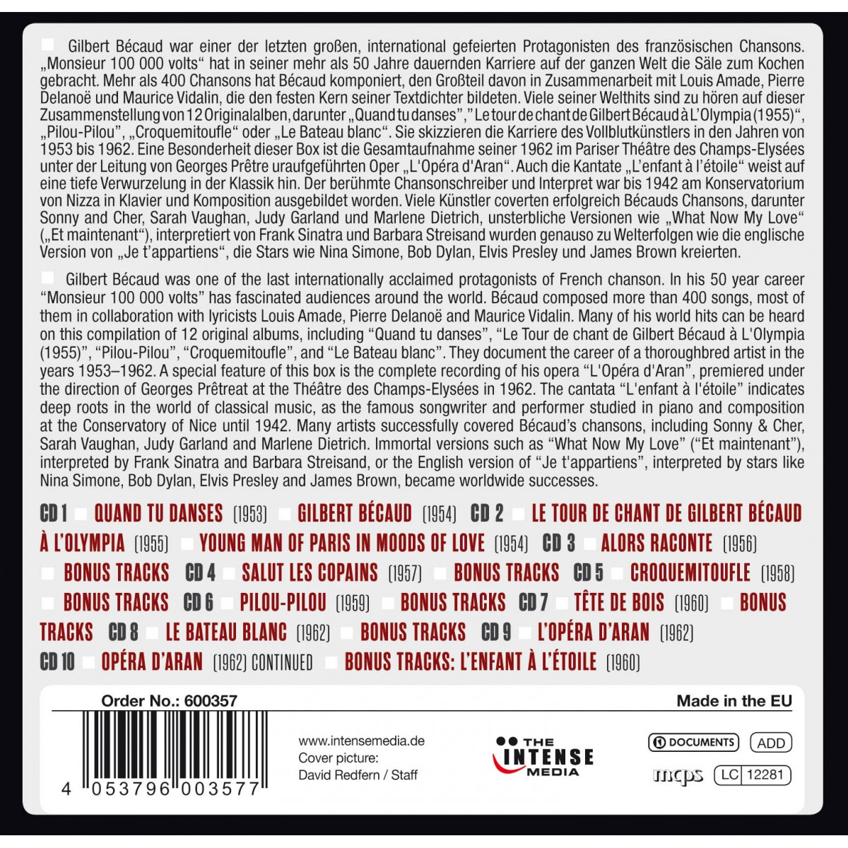 Milestones of a Legend (10x CD)